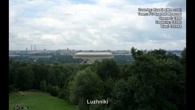 #274. Футбольный стадион Luzhniki (Россия) смотреть онлайн