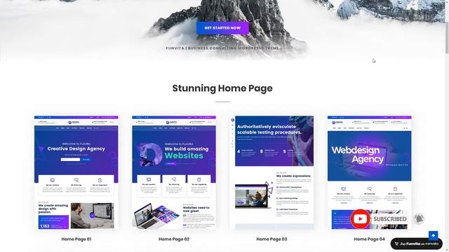Funvita Business Consulting WordPress Theme Bonaventure Kouta смотреть онлайн