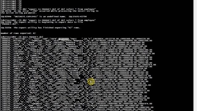 How to save query output to CSV file in Db2 смотреть онлайн
