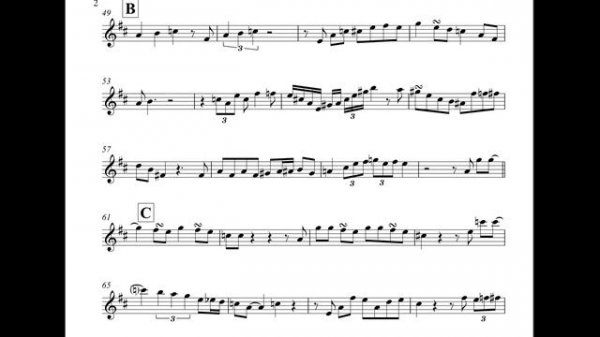 Scott Hamilton plays: Centerpiece. Solo Transcription