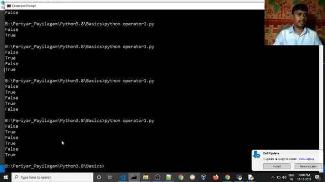 ? Python Comparison and Logical Operator | ?Python for beginners | ?Python complete course in Tamil смотреть онлайн