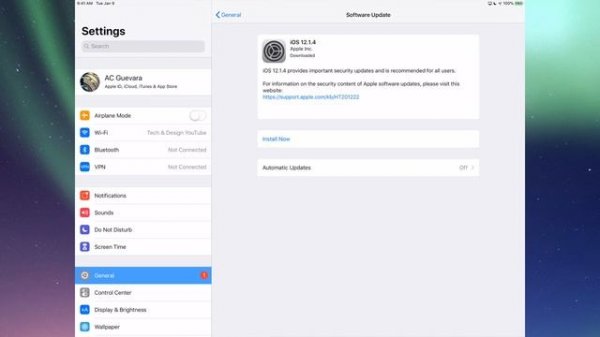 How to Update to iOS 12.1.4 - iPad mini iPad Pro iPad Air iPad