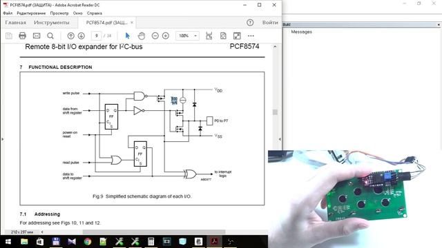 I2C-адаптер для дисплеев на HD44780 смотреть онлайн