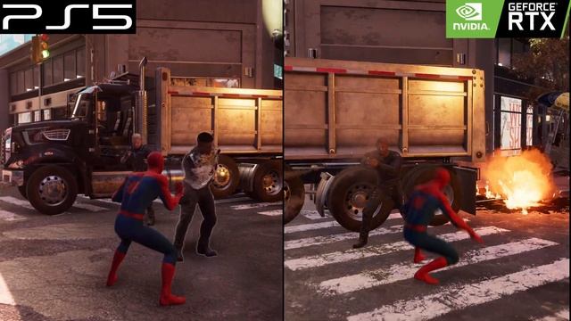 SPIDERMAN PS5 vs PC (Marvel's Spiderman PS5 vs RTX 3090) смотреть онлайн