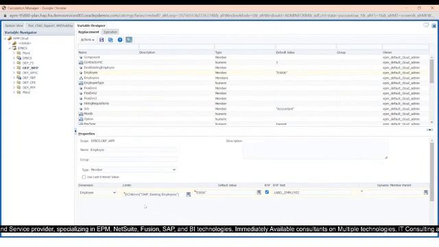 Oracle Planning Custom Workforce Planning Business Rule | PBCS Workforce Planning Business Rule BIS смотреть онлайн