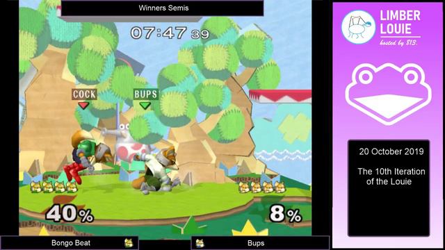 Louie X: The Resurgence - SSBM Winners Semis - 813 | Bongo Beat (Fox) vs. Bups (Fox) смотреть онлайн