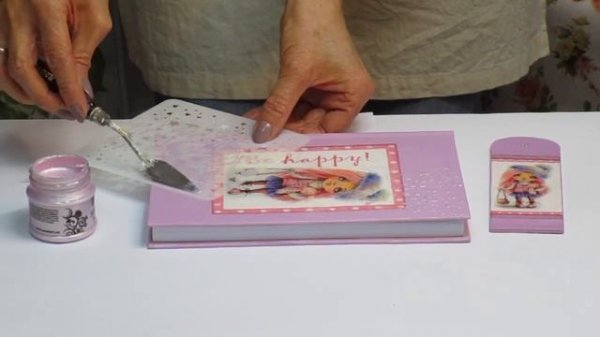 Decoupage Tutorial JOURNAL Bookmark DIY Gift Idea