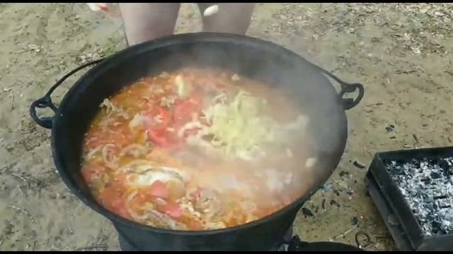 Шурпа на природе. Шурпа из баранины смотреть онлайн