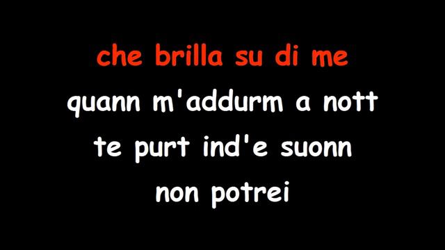 Cchiù bell' e 'na stella - Andrea Zeta - Karaoke con testo (Base intera) смотреть онлайн
