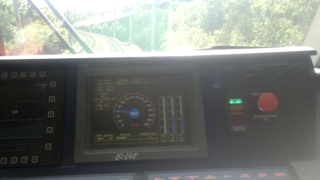 Перегон Баканская-Тоннельная глазами машиниста,электровоз 2ЭС5(скиф). смотреть онлайн