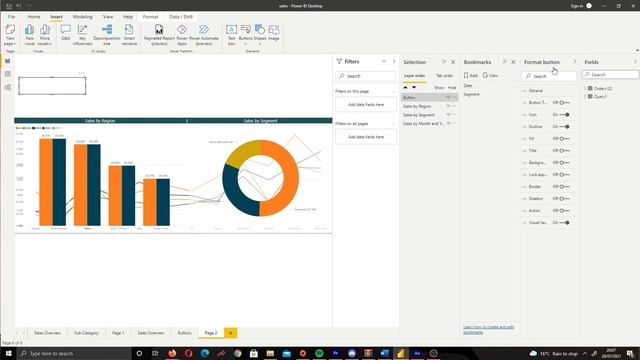 How to Switch Visuals in Power BI with BUTTONS смотреть онлайн