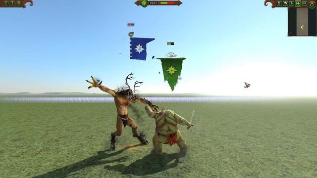 Great Unclean One VS Incarnate Elemental of Beasts. Total War Warhammer 3 смотреть онлайн