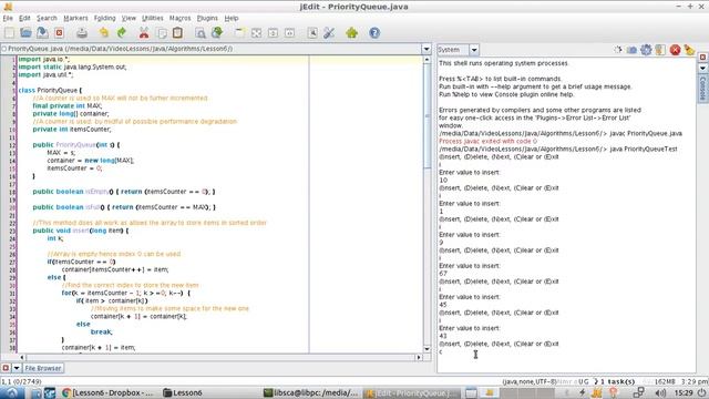Algorithms In Java | Priority Queue | Full Code Shown смотреть онлайн