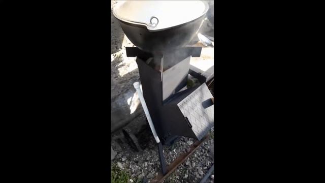 Плов из булгура в ракетной печи смотреть онлайн