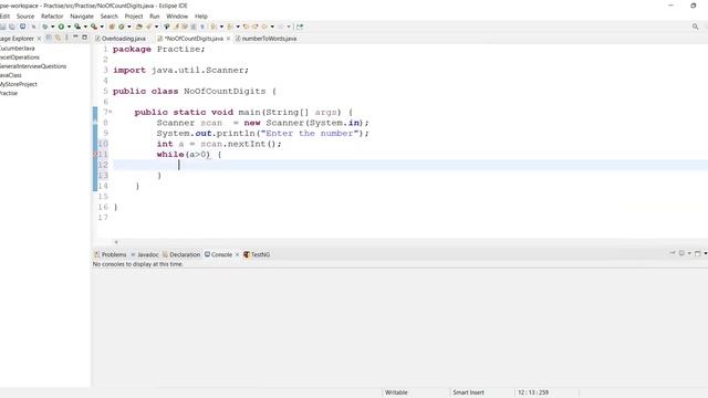 How to count the number of Digits of a Number using Java. смотреть онлайн