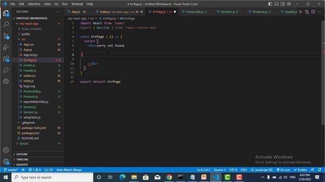 React Router Dom - Error page(404) رياكت بالعربي смотреть онлайн
