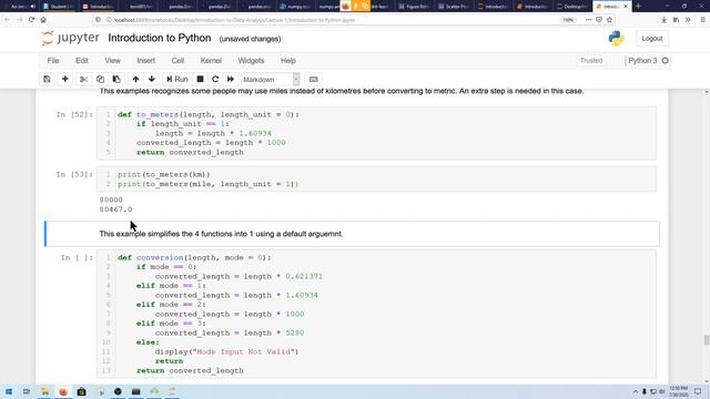 An Introduction to Data Analysis using Python: Lecture 2 Default Parameter Functions смотреть онлайн