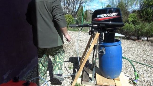 Mercury 15MH 294cc. Первый запуск и начало обкатки.