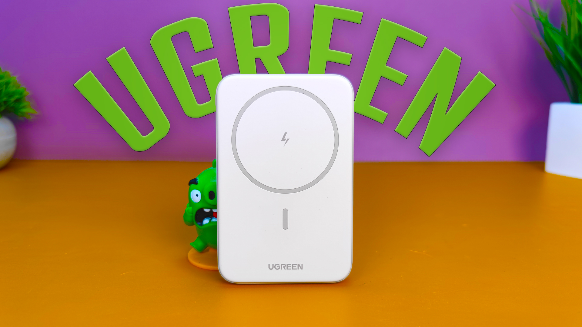 Что ЭТО за ЧУДО? МАГНИТНЫЙ БЕСПРОВОДНОЙ Внешний Аккумулятор - UGREEN Magnetic Wireless Power Bank ! смотреть онлайн