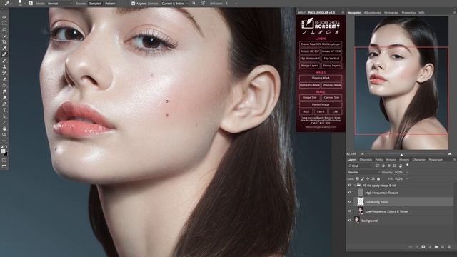 BEAUTY RETOUCH PANEL: Frequency Separation Scripts смотреть онлайн