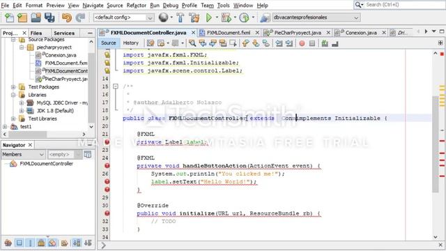 Pie Char (Graficos de pastel ) en JAVA FX Turorial смотреть онлайн