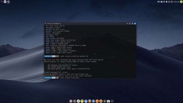Salient OS - nVidia Installation Scripts смотреть онлайн
