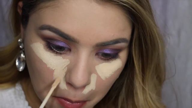 PURPLE EYES "Tony Inspired Makeup Tutorial" смотреть онлайн