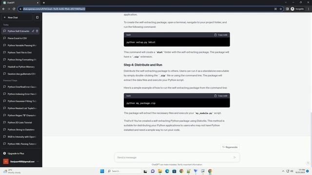 Disutils Self Extracting Python Package смотреть онлайн