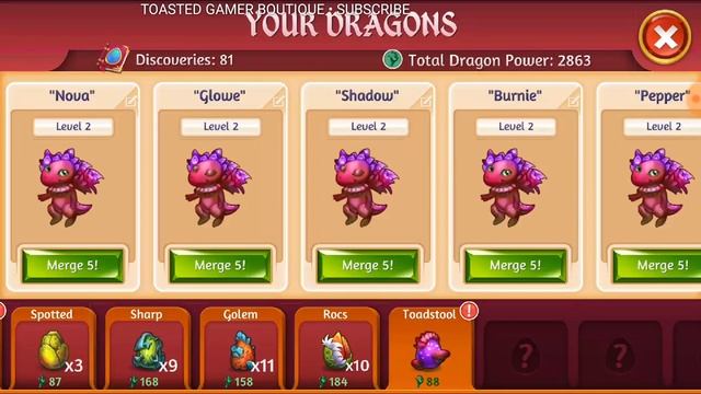 Merge Dragons • Super Egg Fragment, Magnificent Fallen Star, Tanzanite Mystery Eggs & Lawn Grass смотреть онлайн