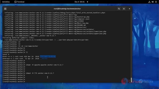 How to install and configure Anchor CMS on Fedora 34 смотреть онлайн