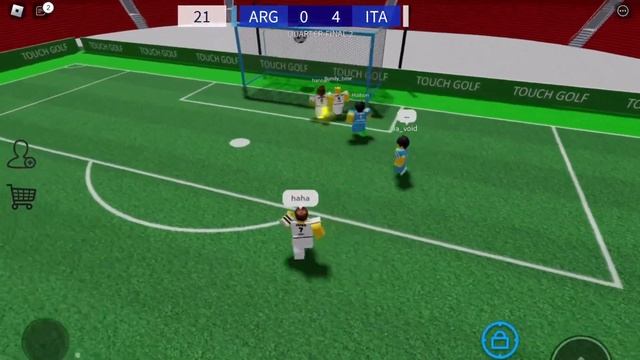 I became CR7 in roblox touch football… смотреть онлайн