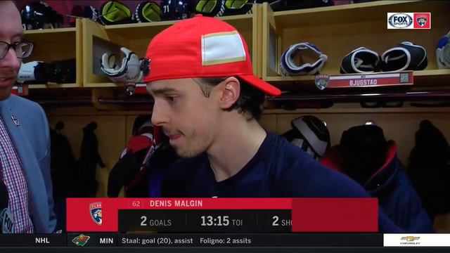 Denis Malgin -- Florida Panthers vs Washington Capitals 01/25/18 смотреть онлайн