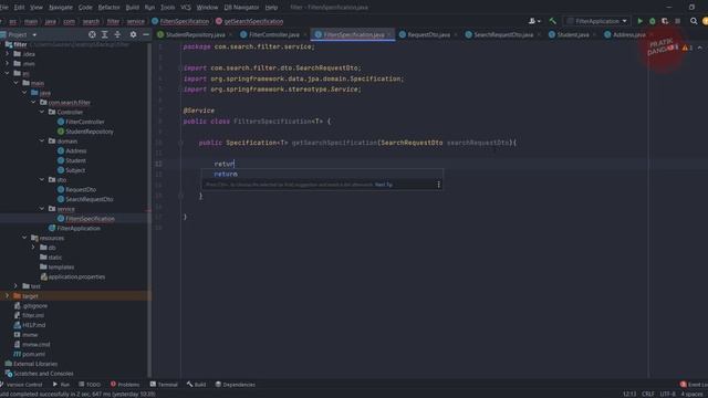 5. Spring Boot | Search Specification | Create Generic Specifications and testing it using postman смотреть онлайн