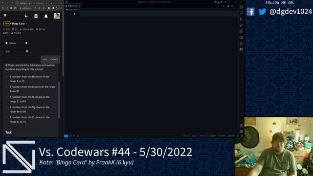 Vs. Codewars #44 - The Python Rerun смотреть онлайн
