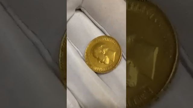 червонец Николай 2 1911 года оригинальный и фуфло из золота 900 пробы 8.6 грамм - обзор смотреть онлайн