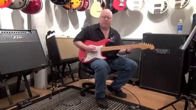 SOLD! Fender® Custom Shop 57 Stratocaster® NOS in Fiesta Red - "Hank Marvin" смотреть онлайн