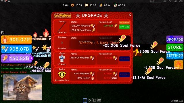 I Unlocked The Master Rank! Max Power & Ninjutsu! Roblox OP Ninja Simulator смотреть онлайн