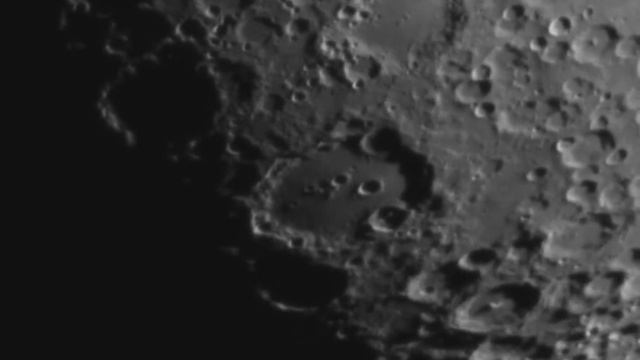 Moon Clavius Crater with Celestron C9.25 f/10 смотреть онлайн