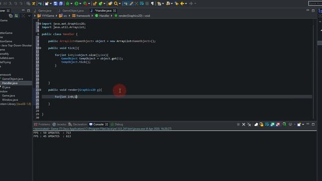 Java Game - Part 3: Built framework , create first entities смотреть онлайн