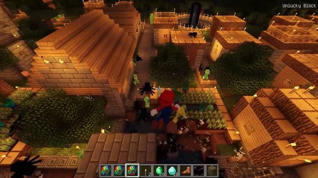 КАК МЕНЯЛСЯ МАРИО И ЕГО ЖИЗНЕННЫЙ ЦИКЛ В МАЙНКРАФТ ~ ЭВОЛЮЦИЯ МАРИО В MINECRAFT MARIO смотреть онлайн