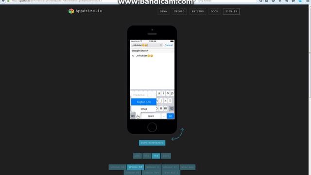 iOS and Android emulator ONLINE смотреть онлайн