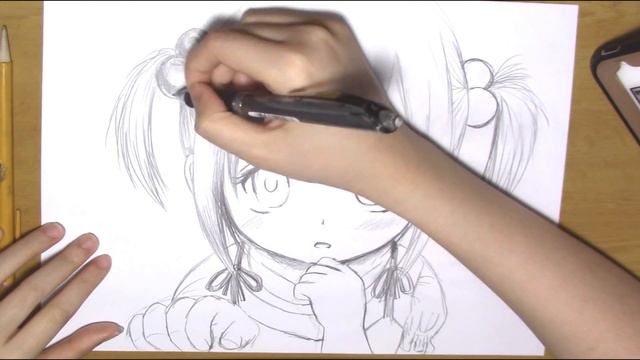 How to Draw a Cute Loli Anime Girl [Easy Drawing for Beginners] смотреть онлайн
