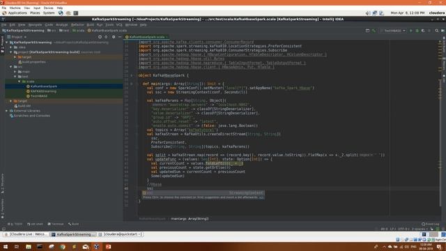 Apache Kafka with Spark streaming and HBase Integration in scala | Streaming data pipeline смотреть онлайн