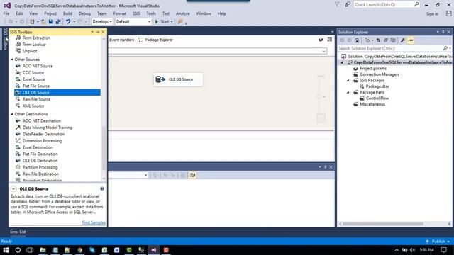 11 Copy data from One SQL Sever Instance to another - SSIS смотреть онлайн