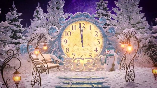 Новогодний футаж 2022 - версия 2 (русский язык) смотреть онлайн