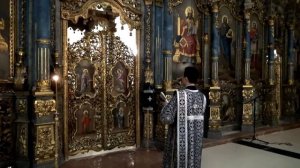 Вечерня. Вынос плащаницы.Чтение канона о распятии Господни и на плач Пресвятой Богородицы 14.04.202