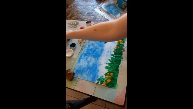 Рисование пальцами! смотреть онлайн