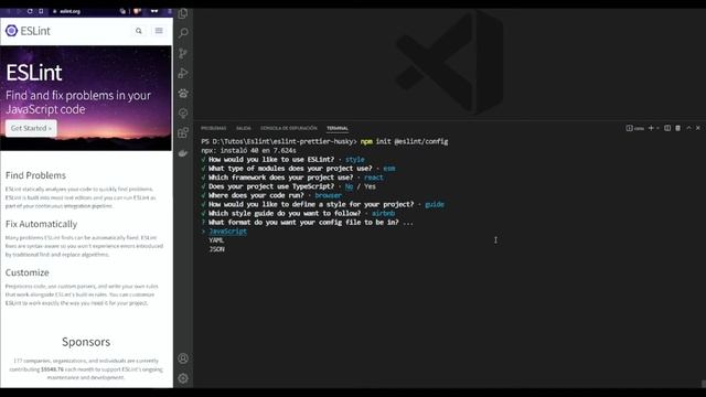 ESLint con VSCode, Prettier, Husky y React para principiantes - Parte 1 смотреть онлайн