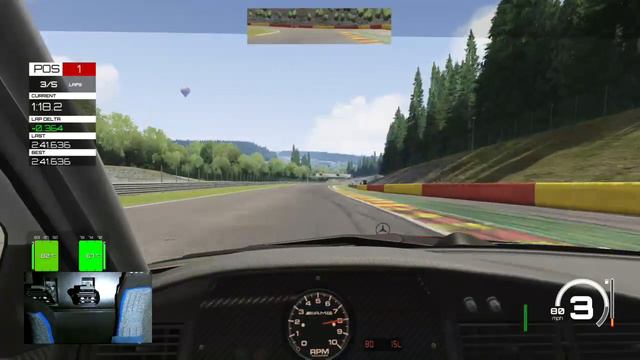 Assetto Corsa ..DTM Mercedes 190 II @Spa (PedalCam) смотреть онлайн
