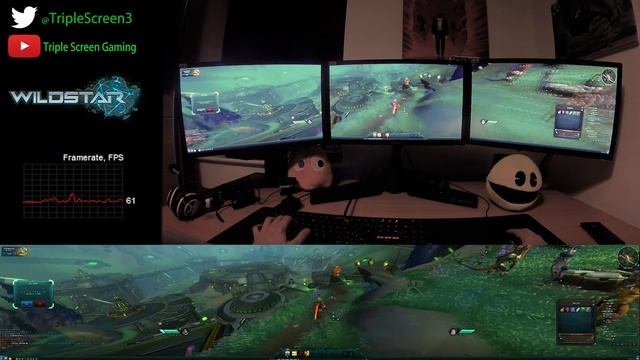 WildStar - nVidia Surround / Triple Screen Gaming - GTX Titan X смотреть онлайн